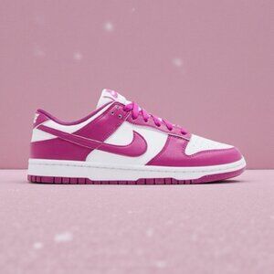 Womens Nike Dunk Low Next Nature 'Hot Fuchsia' Retro Basketball Pink DD1873 110
